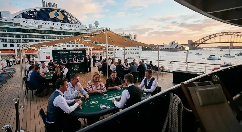 Poker Masterclass Cruise tables