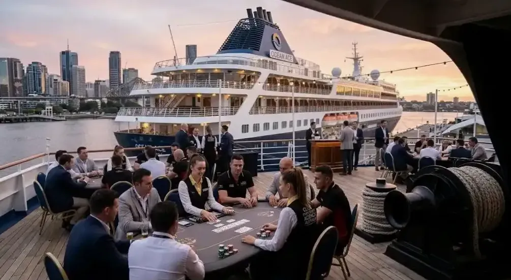 Themed Casino Nights atmosphere